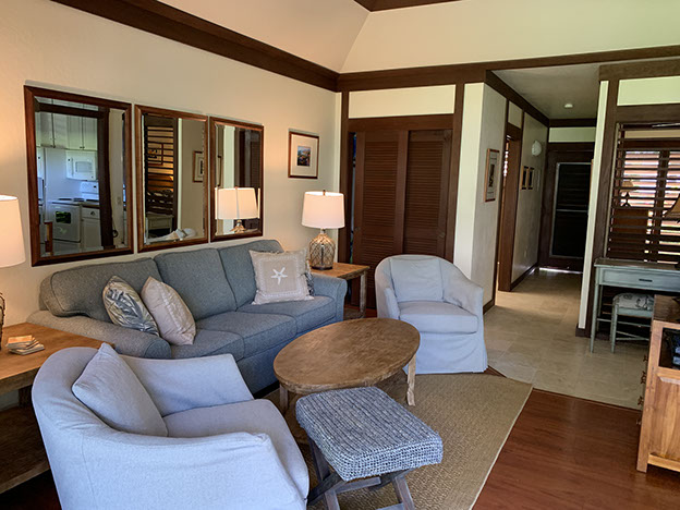 Facing our Condo from the Large Lawn