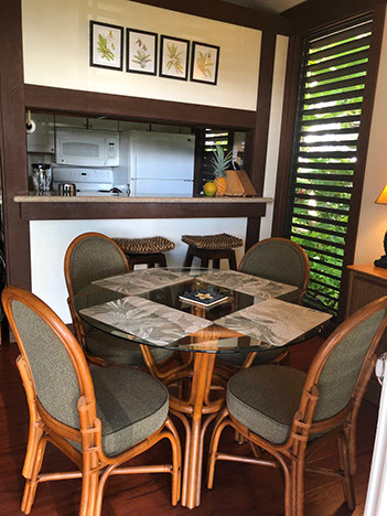 We're sure you'll enjoy this sunny lanai